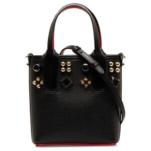 Christian Louboutin Black and Gold Crossbody Bag